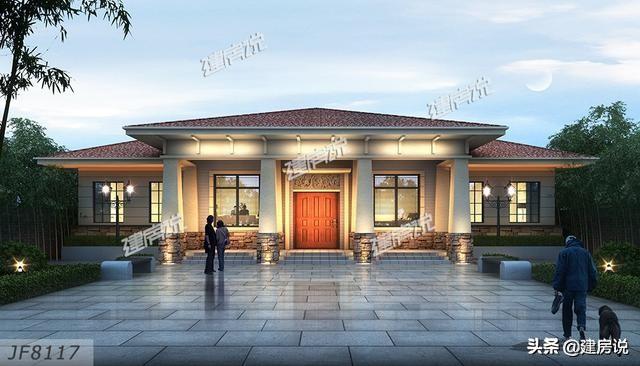 精選5款一層別墅設(shè)計圖，買房不如蓋別墅！美到爆！看完趕緊把圖紙收藏了