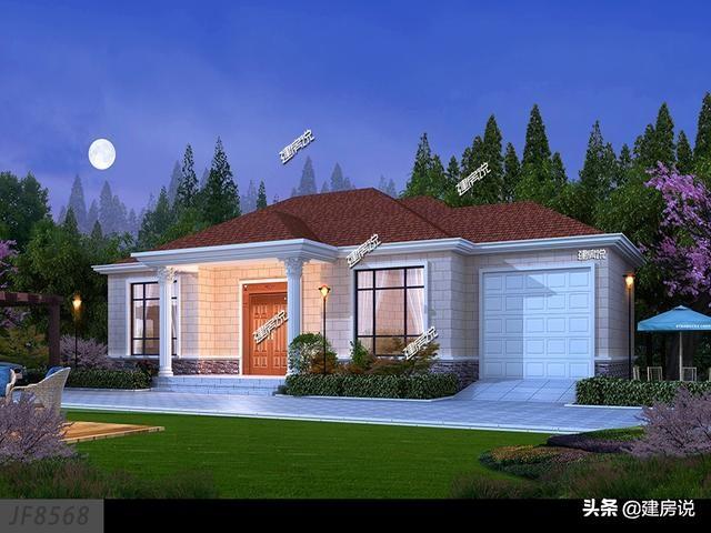 精選5款一層別墅設(shè)計圖，買房不如蓋別墅！美到爆！看完趕緊把圖紙收藏了