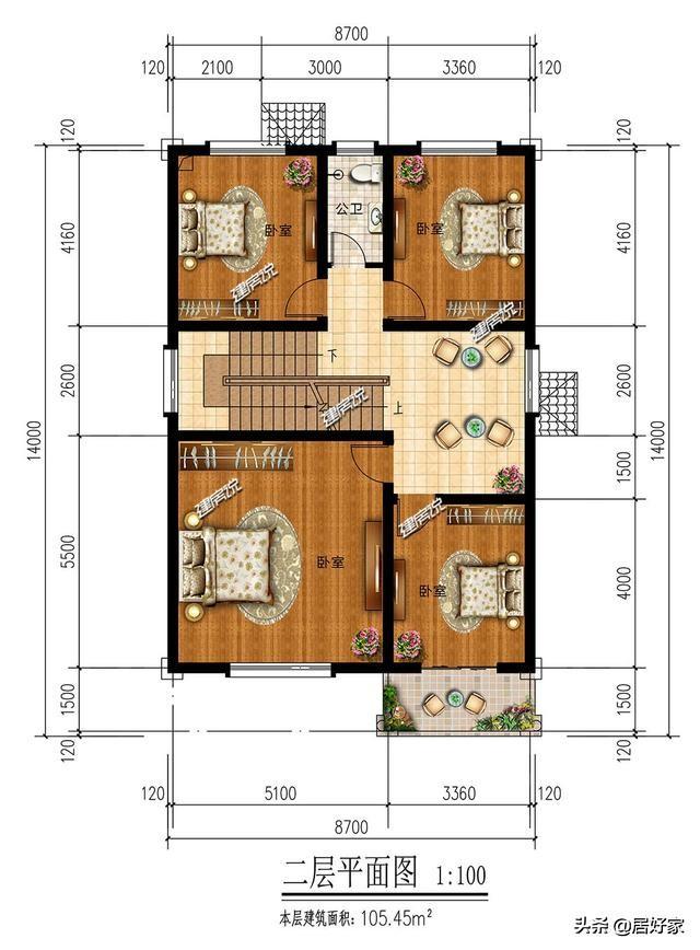 5款別墅設(shè)計圖紙，房子建得這么漂亮，再也不用怕娶不到媳婦了！