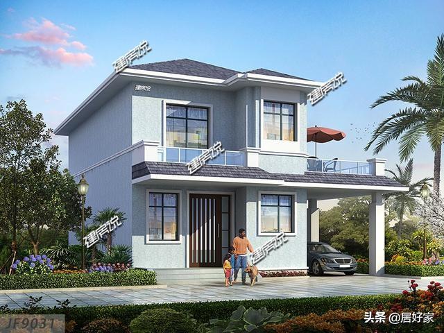 5款別墅設(shè)計圖紙，房子建得這么漂亮，再也不用怕娶不到媳婦了！