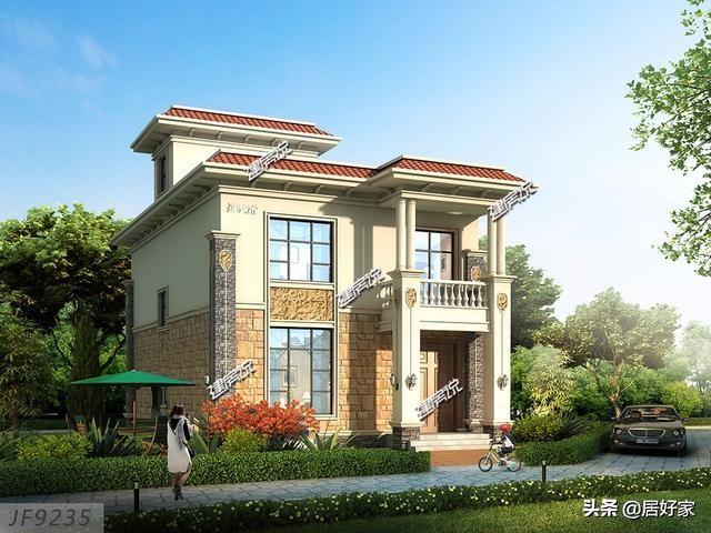 5款別墅設(shè)計圖紙，房子建得這么漂亮，再也不用怕娶不到媳婦了！