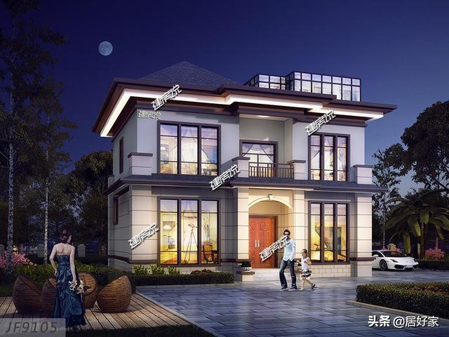 5款別墅設(shè)計圖紙，房子建得這么漂亮，再也不用怕娶不到媳婦了！