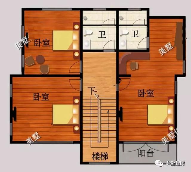 現(xiàn)代簡約農(nóng)村別墅設計圖，建上這么一棟，不僅時尚美觀，而且?guī)资甓疾粫^時