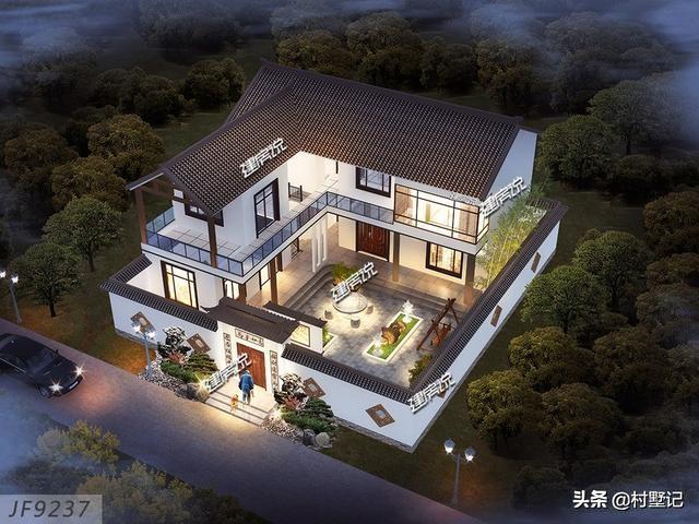 3套中式別墅設(shè)計(jì)圖，經(jīng)典雅致，書香氣息！在農(nóng)村老家有宅基地的有福了