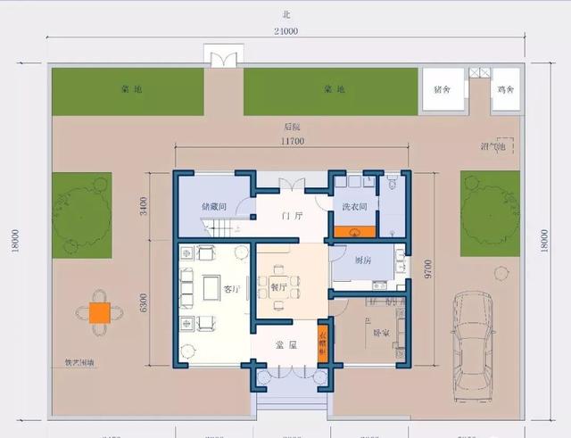 這三款自建別墅設(shè)計圖，房間布局簡潔緊湊，空間合理，經(jīng)濟(jì)適用