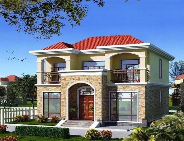 這三款自建別墅設(shè)計圖，房間布局簡潔緊湊，空間合理，經(jīng)濟(jì)適用