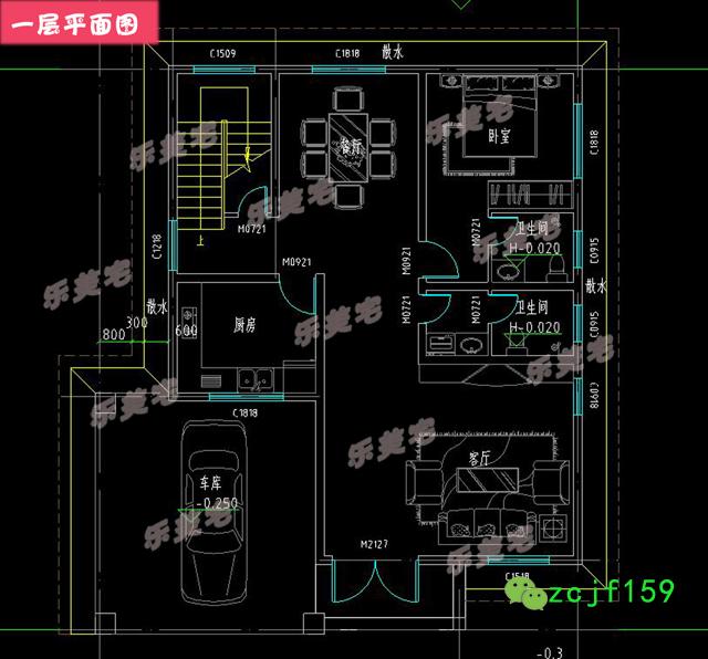 分享幾款帶車庫(kù)設(shè)計(jì)的二層別墅設(shè)計(jì)圖紙，適不適合你家的宅基地呢？