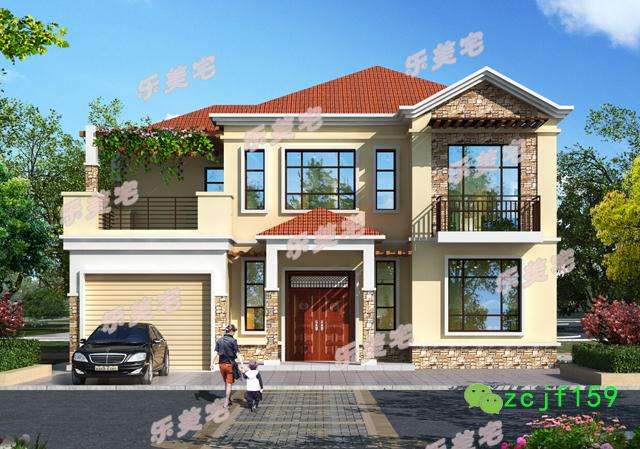 分享幾款帶車庫(kù)設(shè)計(jì)的二層別墅設(shè)計(jì)圖紙，適不適合你家的宅基地呢？