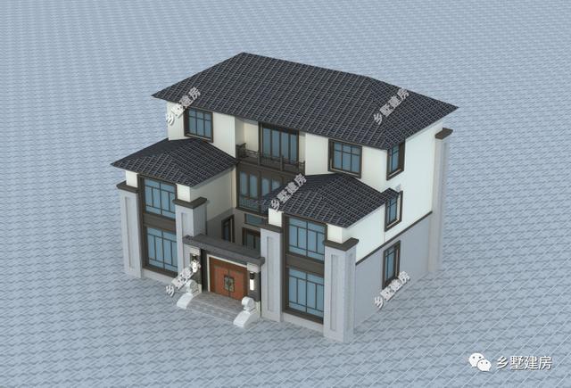 帶大家來看一款新中式別墅設(shè)計圖，回鄉(xiāng)建一棟，既有品位又有面子