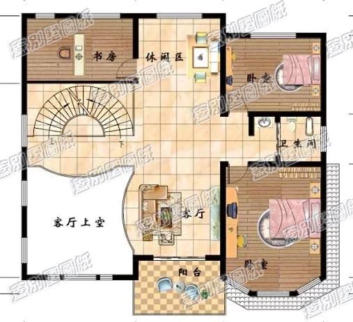 這款三層別墅設計頗具特色，多面體結構設計帶有多各窗戶，外觀漂亮