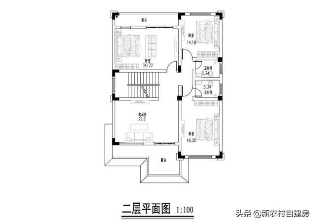 介紹一款實用又美觀的三層小別墅設(shè)計圖，從外形上看這棟別墅，簡約、大方