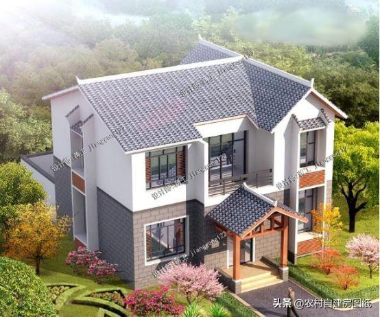 這套帶柴火灶和堂屋二層小別墅設(shè)計圖，讓你有面子還住的舒適