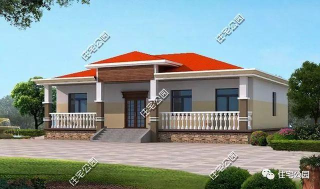 6套農(nóng)村一層小別墅設(shè)計(jì)圖，經(jīng)典實(shí)用，不是層數(shù)越高越好的