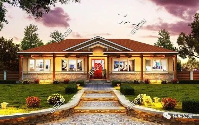 6套農(nóng)村一層小別墅設(shè)計(jì)圖，經(jīng)典實(shí)用，不是層數(shù)越高越好的