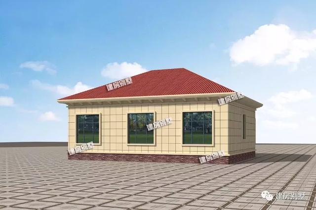 一層別墅設(shè)計(jì)圖，不僅漂亮，建起來才十多萬
