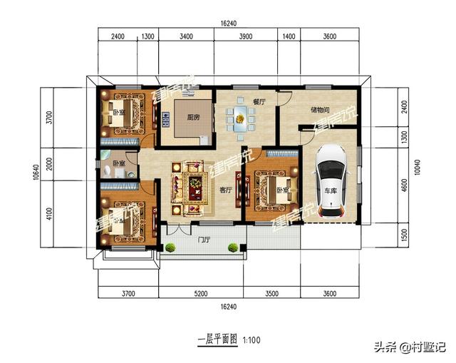 6款一層別墅設(shè)計(jì)圖推薦給你，造價(jià)才十幾萬(wàn)，別再說(shuō)你住不起別墅了