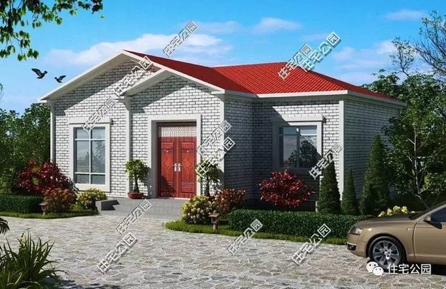 6套一層小別墅設(shè)計(jì)圖，建成10來(lái)萬(wàn)，想蓋房的朋友可以參考