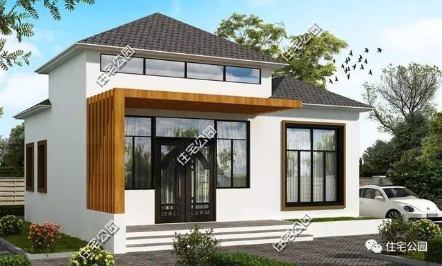 6套一層小別墅設(shè)計(jì)圖，建成10來(lái)萬(wàn)，想蓋房的朋友可以參考