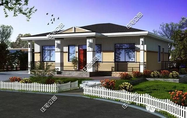 6套一層小別墅設(shè)計(jì)圖，建成10來(lái)萬(wàn)，想蓋房的朋友可以參考