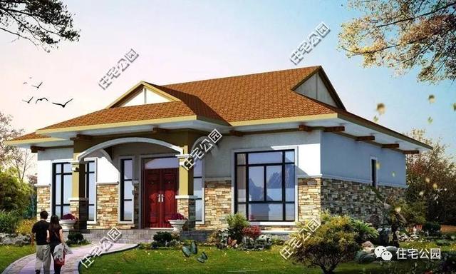 6套一層小別墅設(shè)計(jì)圖，建成10來(lái)萬(wàn)，想蓋房的朋友可以參考