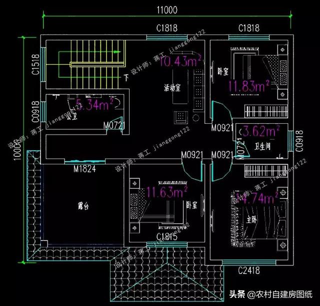 14款農(nóng)村別墅設(shè)計圖，二層三層都有，造價有便宜的，有貴的，需要建房的可以參考使用。