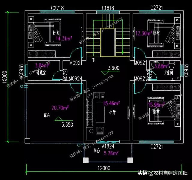 14款農(nóng)村別墅設(shè)計圖，二層三層都有，造價有便宜的，有貴的，需要建房的可以參考使用。