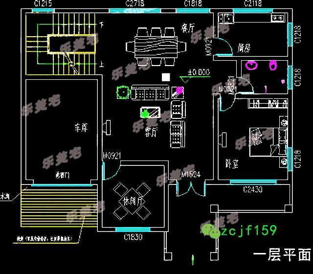 帶車(chē)庫(kù)鄉(xiāng)村二層別墅設(shè)計(jì)圖片，好看又簡(jiǎn)單，舒適性好