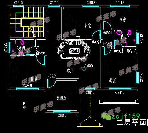 帶車(chē)庫(kù)鄉(xiāng)村二層別墅設(shè)計(jì)圖片，好看又簡(jiǎn)單，舒適性好
