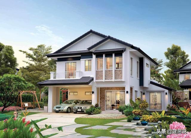 這10款漂亮現(xiàn)代風別墅設(shè)計圖，建一棟，絕對在村里最拉風，美到爆！