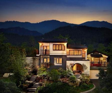 9棟新中式別墅設計圖，新中式原來這么美，怪不得那么多人建，心動了！