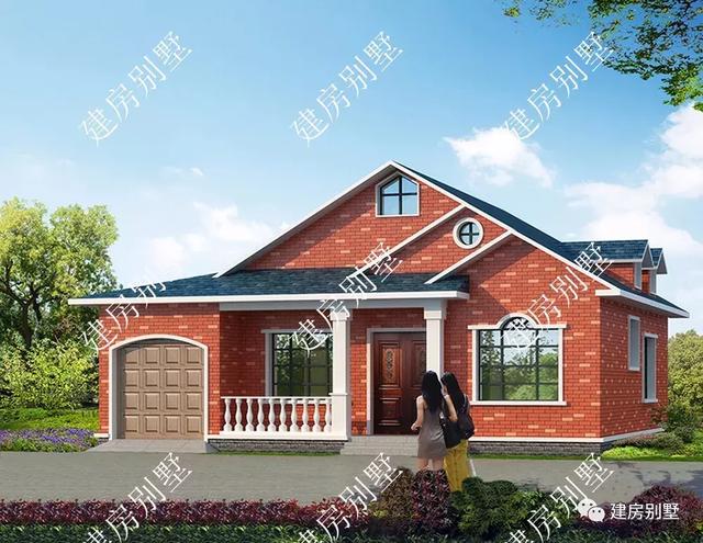 面寬13米多的一層自建房設(shè)計(jì)圖，主體造價(jià)15萬(wàn)左右，很適合建給農(nóng)村的爸媽居住。