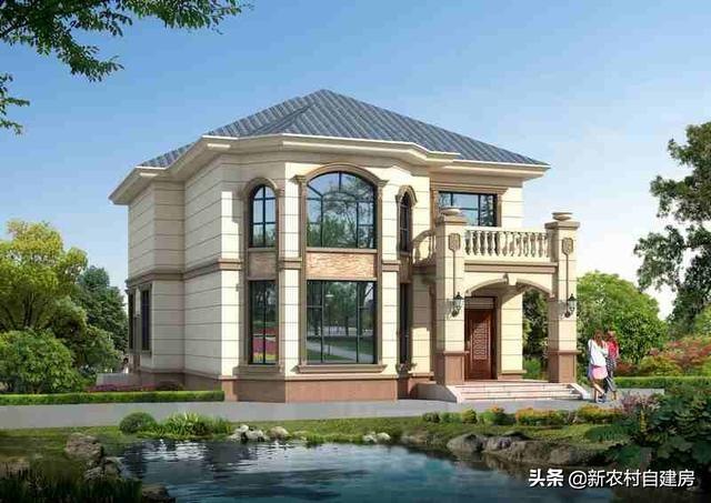 這樣的二層別墅設計圖，外觀大氣不談，主要是舒適！