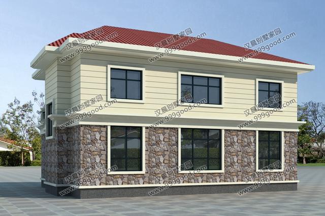 這8棟農(nóng)村二層別墅設(shè)計圖，絲毫不會浪費(fèi)宅基地