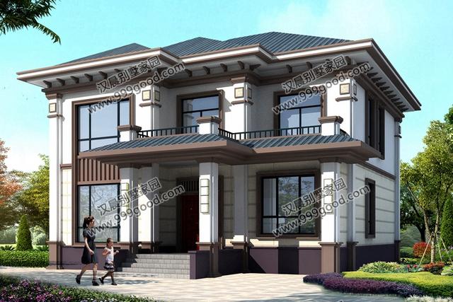 這8棟農(nóng)村二層別墅設(shè)計圖，絲毫不會浪費(fèi)宅基地