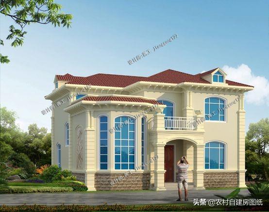8套經(jīng)典大氣二層別墅設(shè)計效果圖，美觀實用，50年都不過時