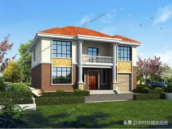 8套經(jīng)典大氣二層別墅設(shè)計效果圖，美觀實用，50年都不過時