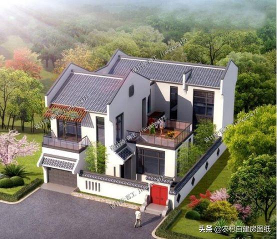 8套經(jīng)典大氣二層別墅設(shè)計效果圖，美觀實用，50年都不過時