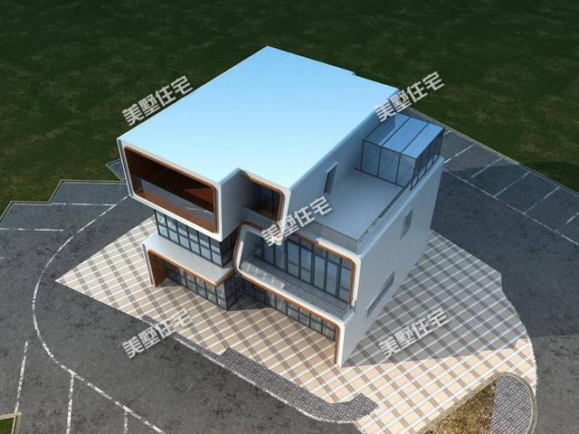 這款二層別墅設(shè)計(jì)圖，時(shí)尚大氣，絕對(duì)不比城里房差，值得你收藏！