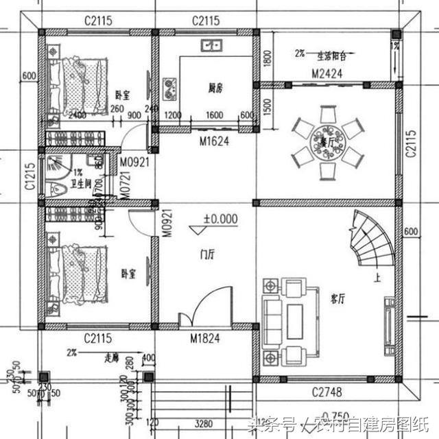 16款二層農(nóng)村別墅設(shè)計(jì)圖紙，給大家建房參考，選出自己最喜歡的小別墅