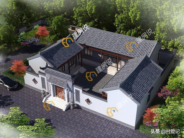 8套漂亮農(nóng)村一層別墅設(shè)計圖，經(jīng)濟實惠，住得也很舒適，農(nóng)村養(yǎng)老房，還是一層的好