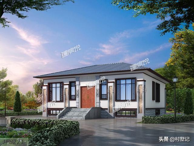 8套漂亮農(nóng)村一層別墅設(shè)計圖，經(jīng)濟實惠，住得也很舒適，農(nóng)村養(yǎng)老房，還是一層的好