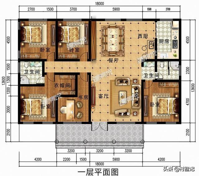 8套漂亮農(nóng)村一層別墅設(shè)計圖，經(jīng)濟實惠，住得也很舒適，農(nóng)村養(yǎng)老房，還是一層的好