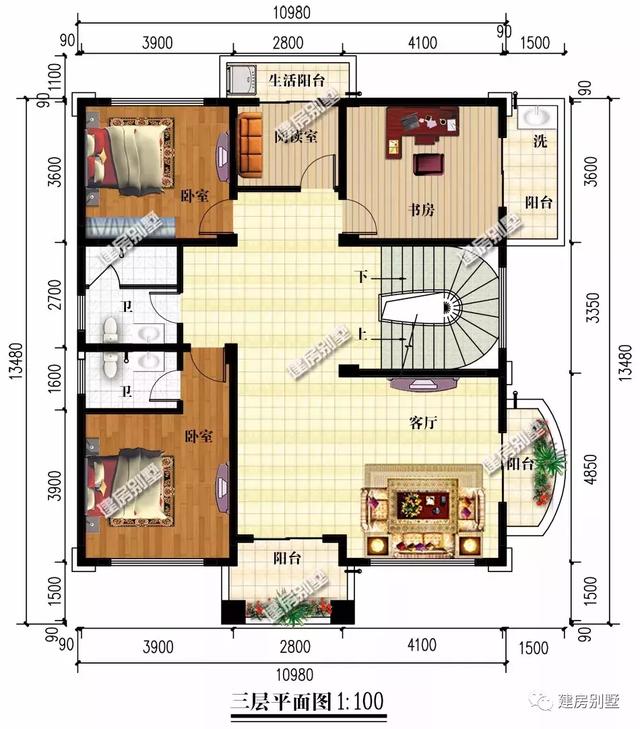 幾款開間11米左右四層自建房設(shè)計(jì)圖，隨便選一棟，就能夠讓自己圓夢