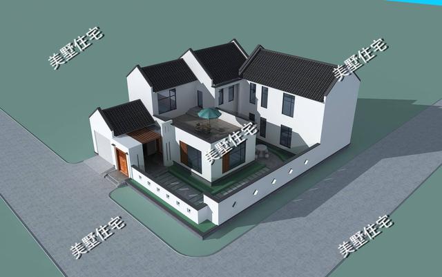 這5套自建別墅設(shè)計圖，中式合院設(shè)計到底是多讓你心動