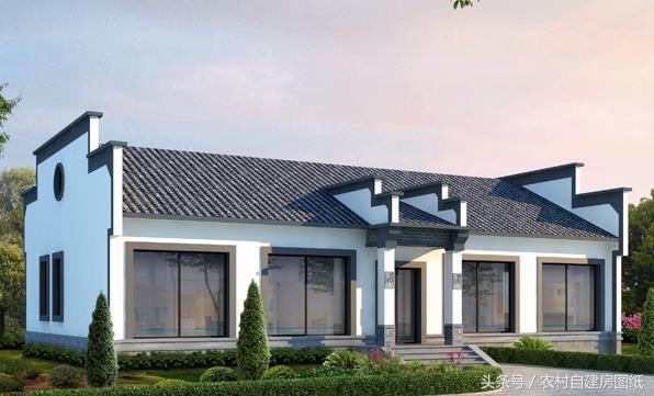 12款一層農(nóng)村別墅設(shè)計(jì)圖，美觀大方，建出來(lái)比樓房還要漂亮。