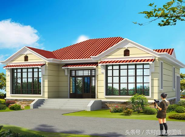 12款一層農(nóng)村別墅設(shè)計(jì)圖，美觀大方，建出來(lái)比樓房還要漂亮。