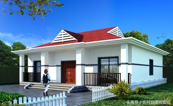 12款一層農(nóng)村別墅設(shè)計(jì)圖，美觀大方，建出來(lái)比樓房還要漂亮。