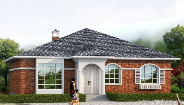 12款一層農(nóng)村別墅設(shè)計(jì)圖，美觀大方，建出來(lái)比樓房還要漂亮。