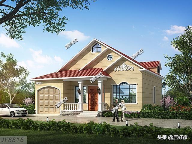 精選6套一層別墅設(shè)計圖，最低15萬就能建，圖紙收藏好，以后建房用得上