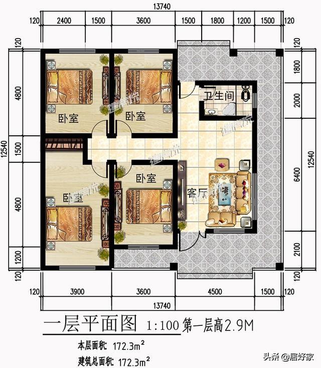 精選6套一層別墅設(shè)計圖，最低15萬就能建，圖紙收藏好，以后建房用得上